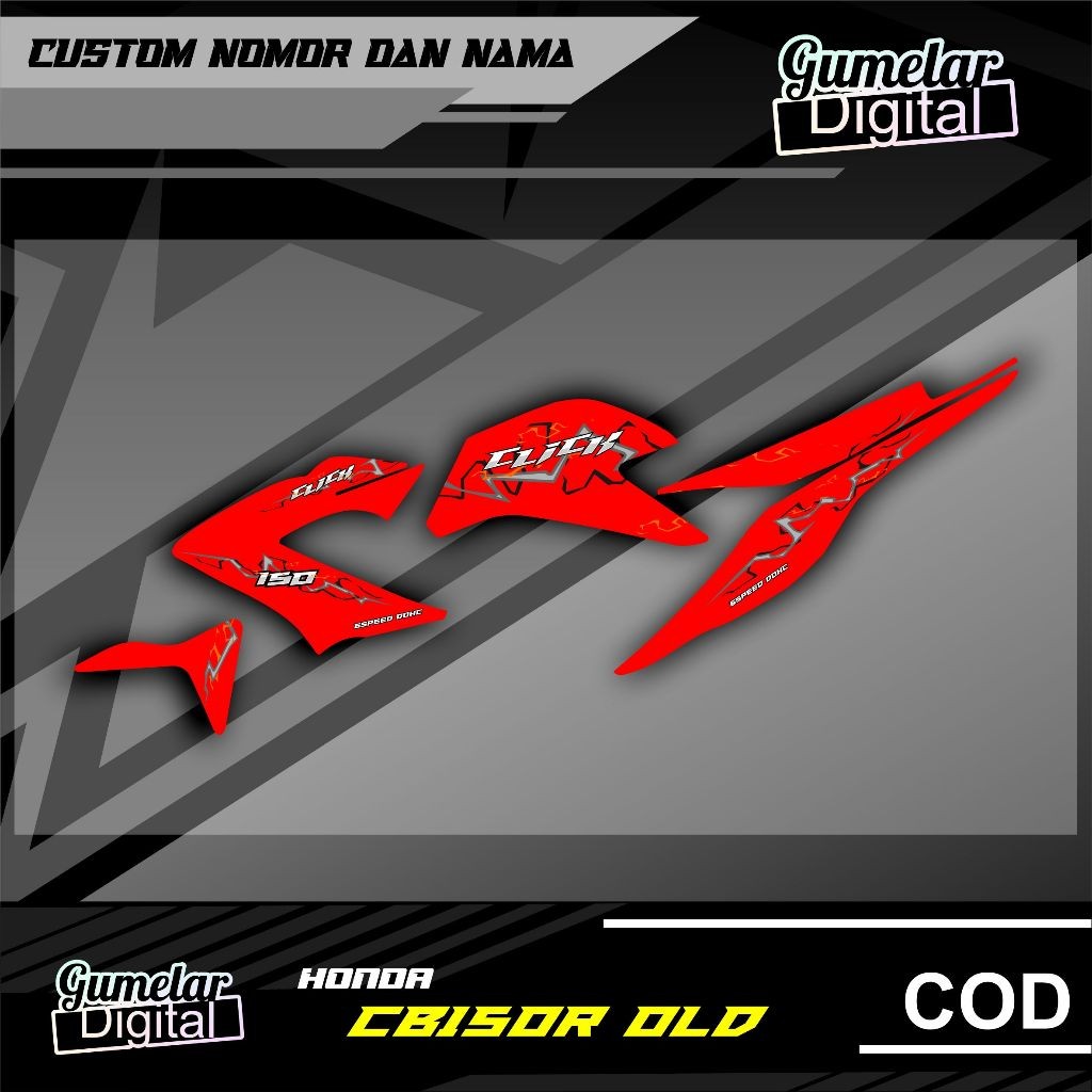 STRIPPING SIMPEL HONDA CB 150R OLD ELEKTRIK SUDAH DI CUTTING TINGGAL TEMPEL