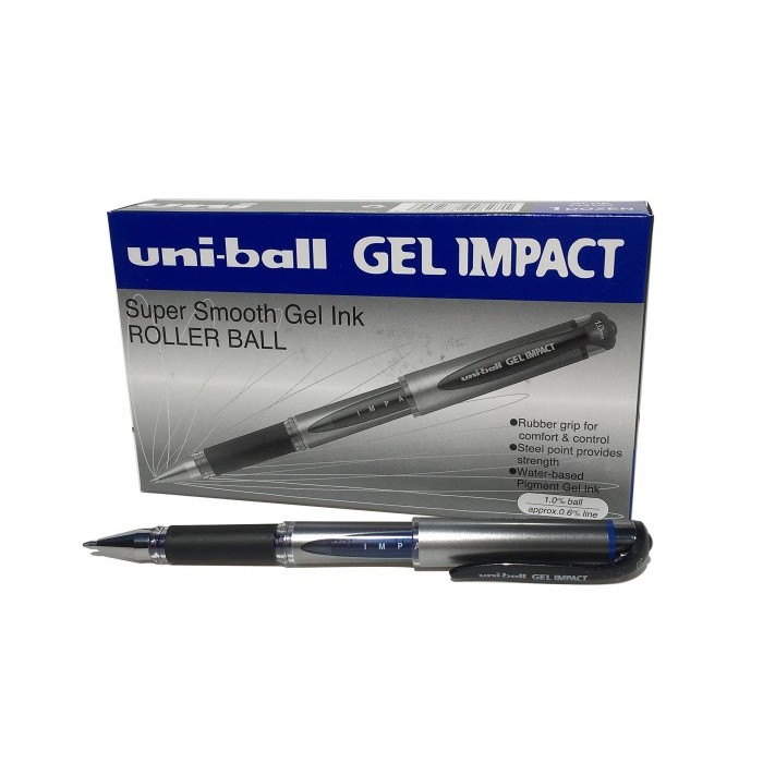 

[Best Seller] Pulpen/ Pen gel impact Uniball UM-153s 1.0 - Hitam