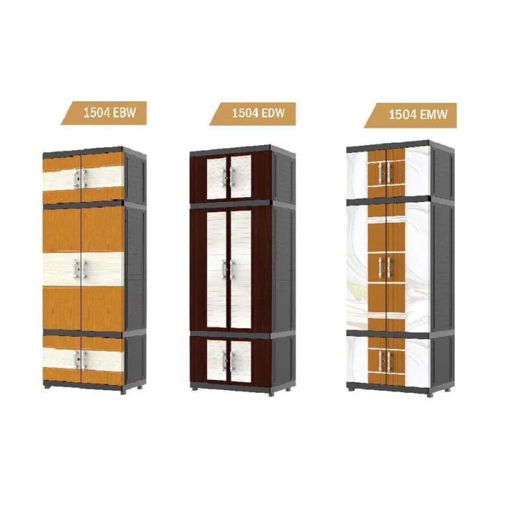 Naiba - 1524 / 1504 | Lemari Gantung Naiba Kaca | Lemari Hanger Mr plass | Lemari Pakaian Gantung Ba