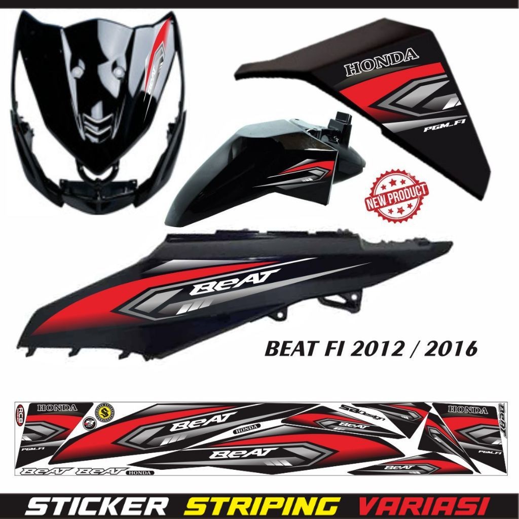 STIKER BEAT FI VARIASI / STRIPING BEAT 2013 VARIASI