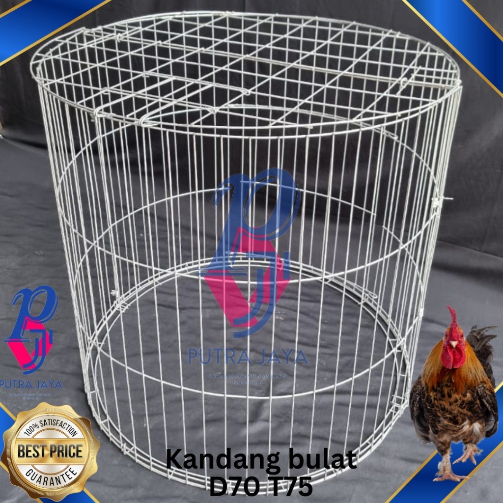 JK85RX [HANYA BISA DIKIRIM KE PULAU JAWA SAJA] Kandang Ayam / Kurungan Ayam Bahan Galvanis Bentuk BU