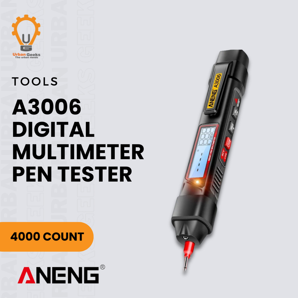 Aneng A3006 Digital Multimeter Tespen 2in1 Tester AC Voltage 4000 Count