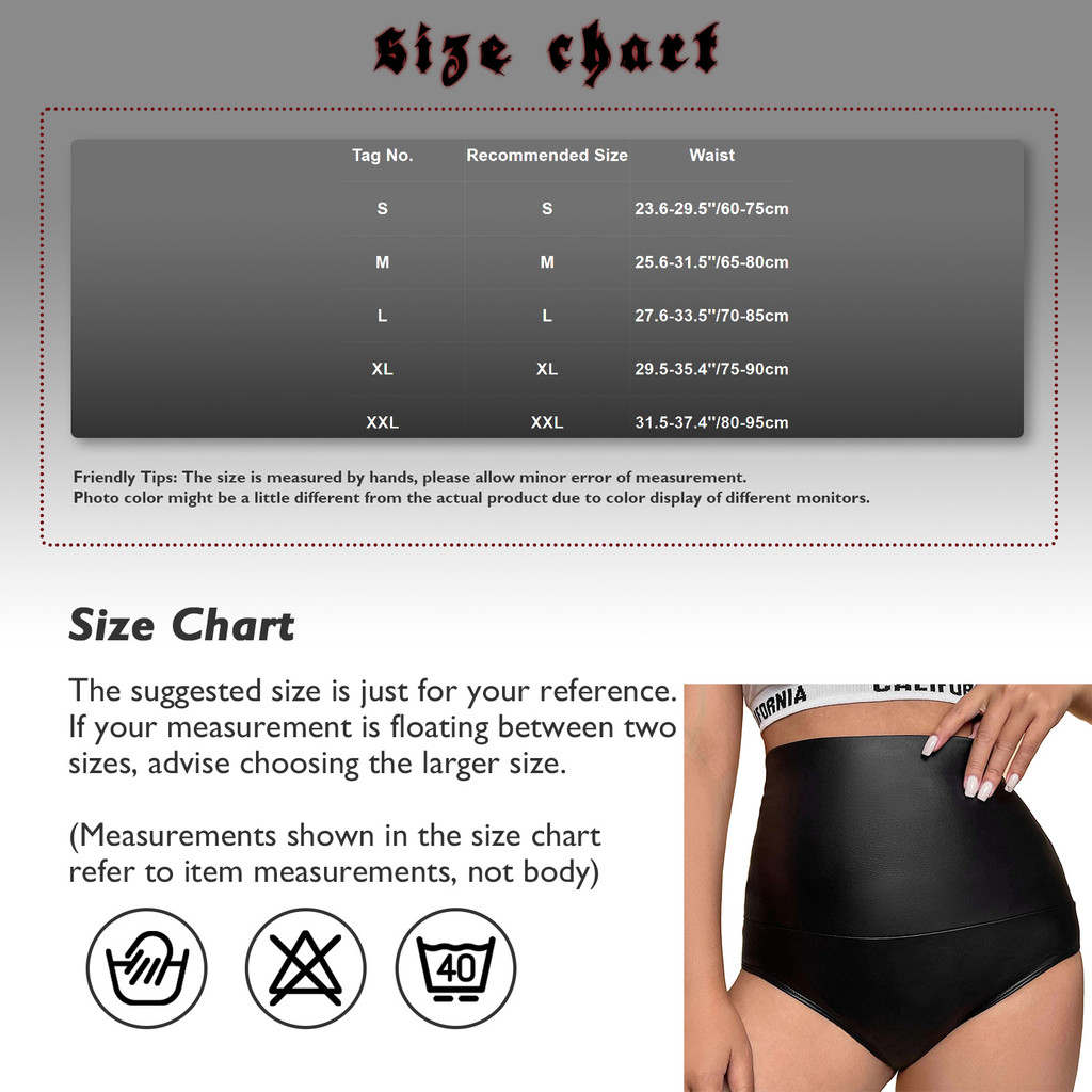Women's Hot Pants Wetlook Shorts High Waist Patent Leather Shorts Wide Waistband Dance Rave Party Bo