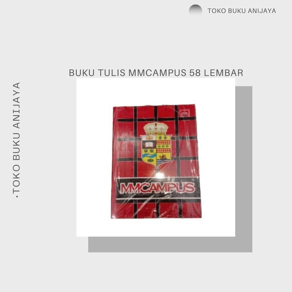 

BUKU TULIS MMCAMPUS 1PCS ISI 58LEMBAR BERKUALITAS Sekolah Paper Stationery
