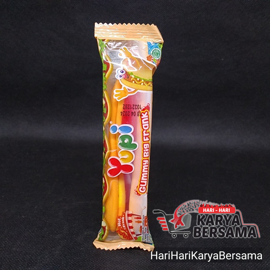 

MAKANAN RINGAN PERMEN YUPI GUMMY BIG FRANK 32GR