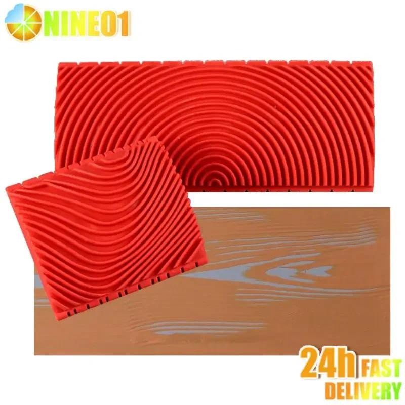 

Paint Brush Wood Graining Rubber Roller Brush Painting Tools Imitation Wall Painting Home Decoration Art Embossing DIY Graining