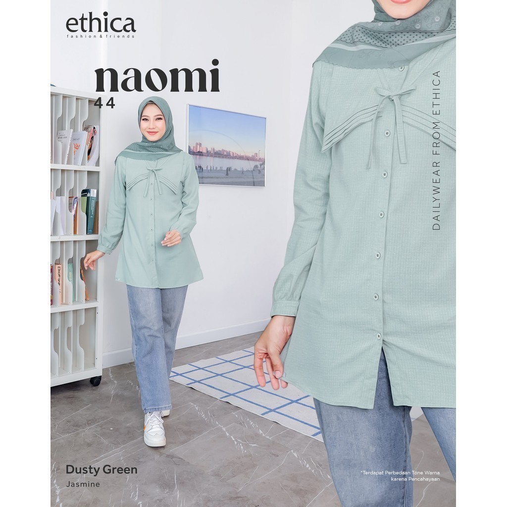 Atasan Wanita Naomi 44 Kemeja Tunik By Ethica