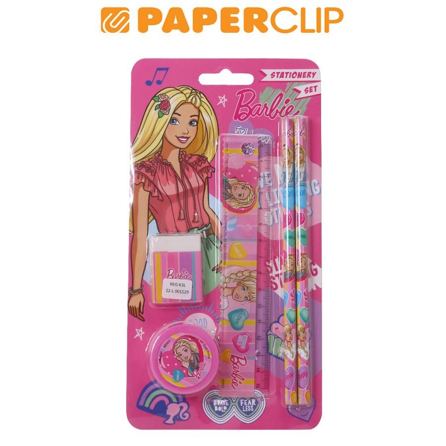 

PAKET ALAT TULIS / STATIONERY SET BARBIE BZBB220103