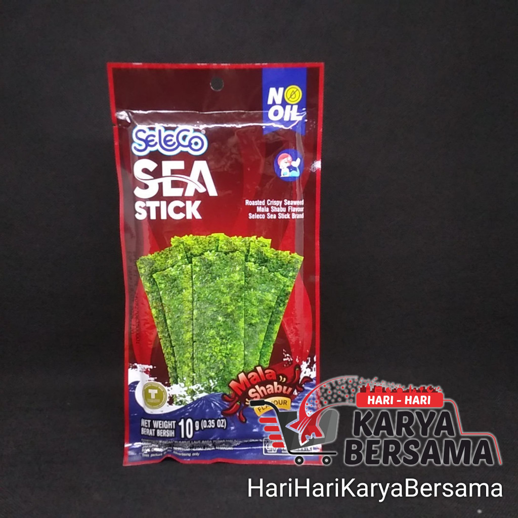 

MAKANAN RINGAN SELECO SEA STICK MALA SHABU FLAVOUR 10GR