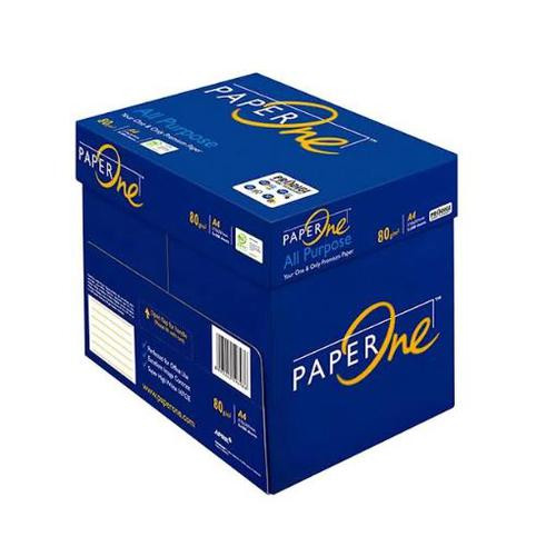 

PAPERONE A4 80 GR - Termurah !! Kertas Fotocopy Print HVS A4 80 gr PaperOne Box Dus