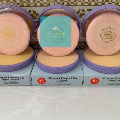 Viva Compact Powder Lilac 19gr/Bedak Viva/Bedak Padat Ringan/Bedak Padat Viva/Bedak Lilac Original/B