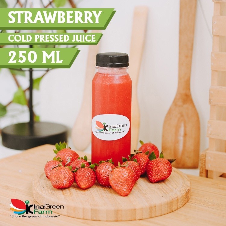 

Inagreen Farm Bandung Strawberry Cold Pressed Juice 250 ml