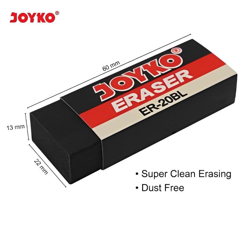 

2_Zaneva Joyko Penghapus Besar Er-20Bl / 526-B20 Isi 20Pcs