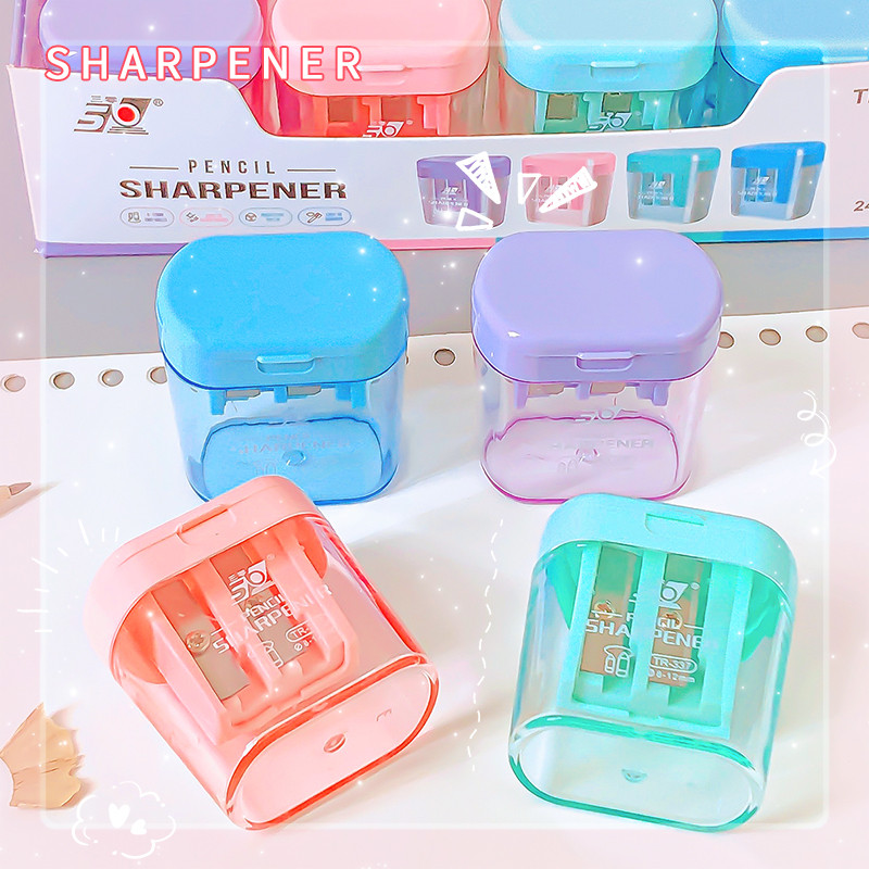 

kawaii stationery supplies bar teacher accessories school useful cute Colorful pencil Sharpener aesthetic school supplies