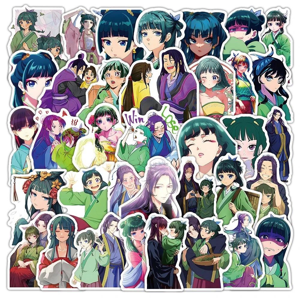 

10/30/50pc Maomao Apothecary Diaries Stickers Jhi Anime Sticker Laptop Suitcase Scrapbooking Luggage Ancient Costume Decals