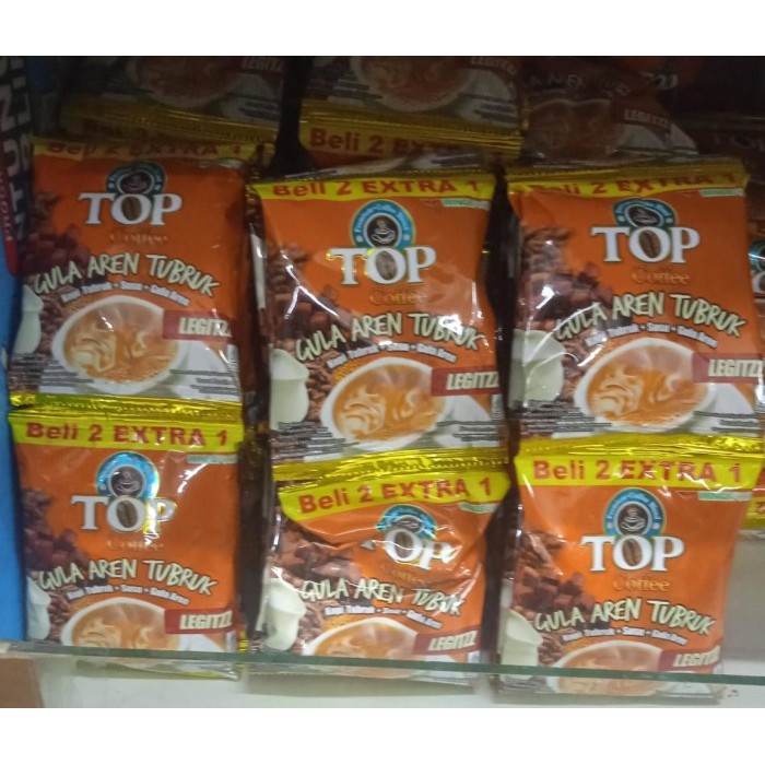 

Top Coffe Gula Aren Tubruk 10S DIJUAL PER RENTENG