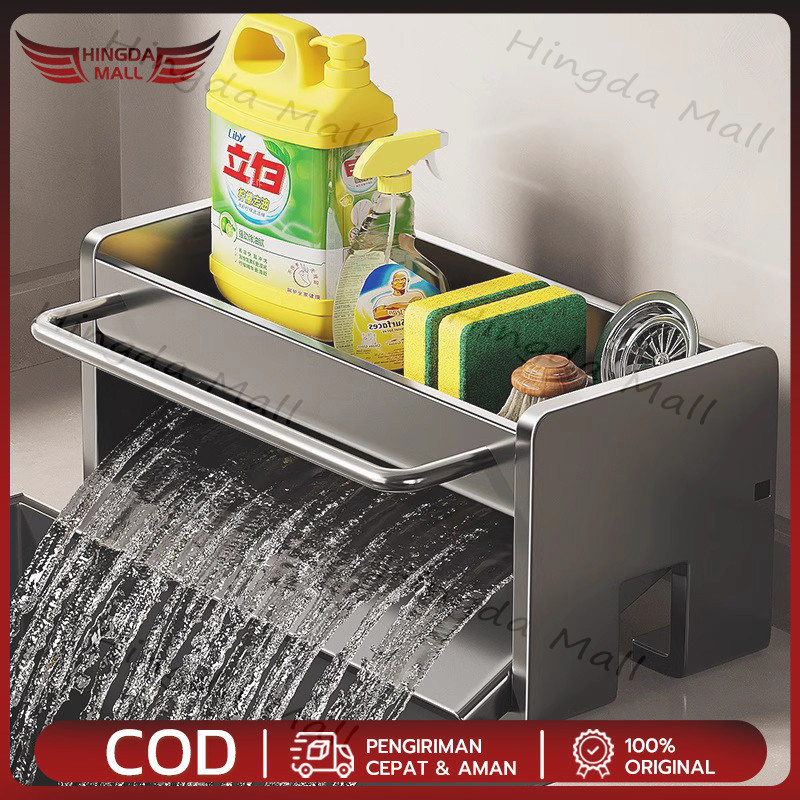 COD Rak Pengering Sponge Sabun | Rak Cuci Piring | Rak Dinding Wastafel Multifungsi Plastik