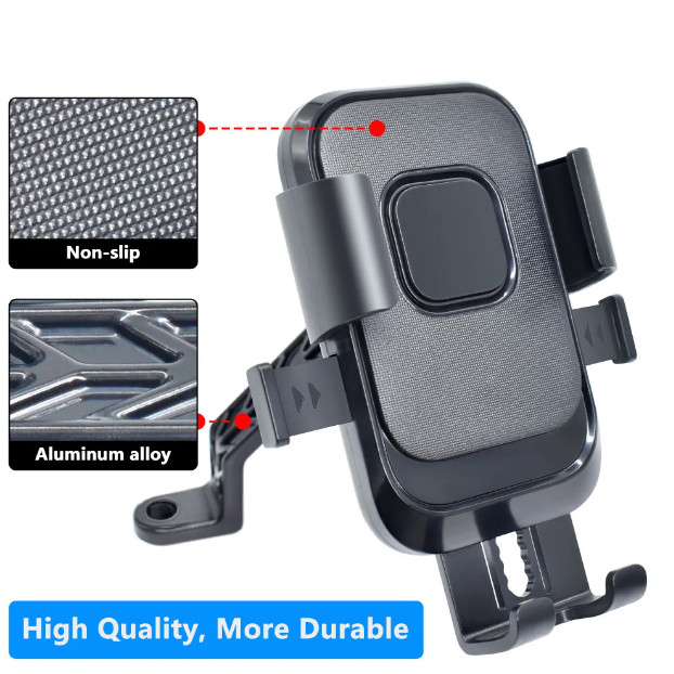 Stand motor Soqee hd088 holder hp motor stand penyangga handphone braket spion keren