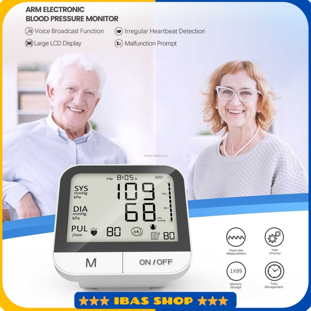 TaffOmicron Tensimeter Digital Pengukur Tekanan Darah English Voice - BMP-A7VL