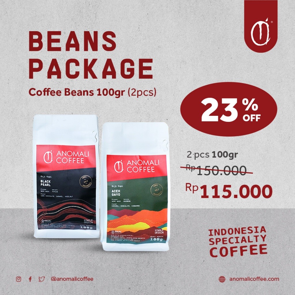 

Anomali Coffee Paket Biji Kopi Indonesia - 2pck
