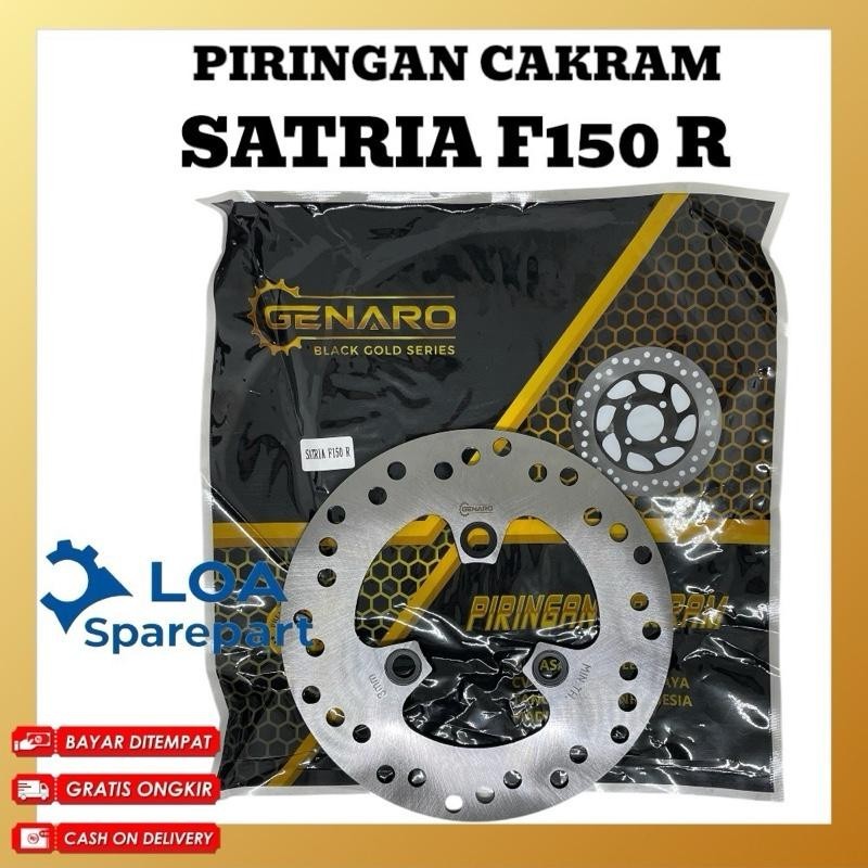 Piringan Cakram Belakang Satria Fu150 Satria Fu 150 Lama Carbu Disc Brake Original Genaro