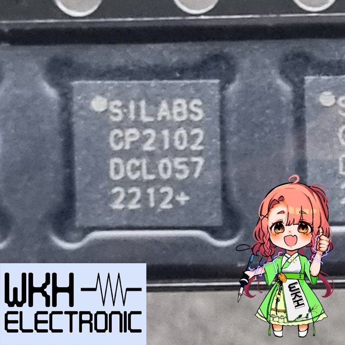 (BACA DESKRIPSI) ORIGINAL Cp2102 Cp2102Gmr Qfn-28 IC Adapter Konverter Serial Usb TTL