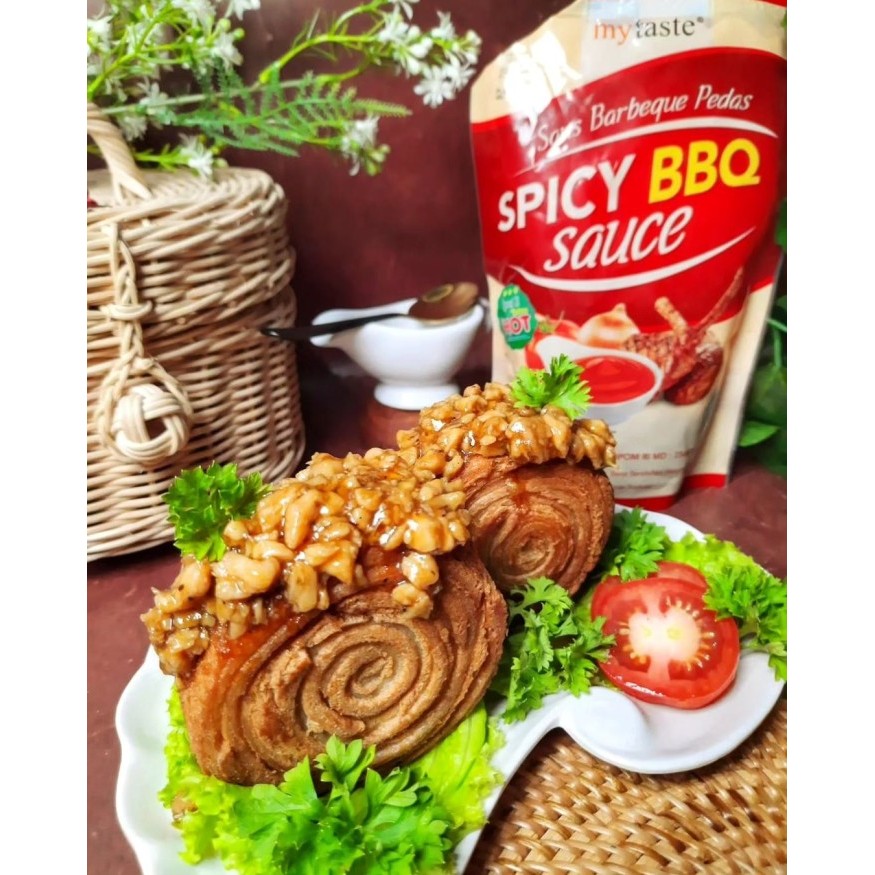 

JAMIN MURAH !!!Saus BBQ Pedas (Barbeque Spicy Sauce) Level 3 - 500g - My Taste(BISA LANGSUNG ORDER)