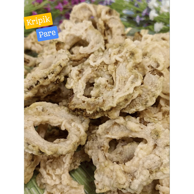 

BEST SELLER SALE MURAH! kripik pare keripik pare krispi keripik pare kripik pare crispy 1kg