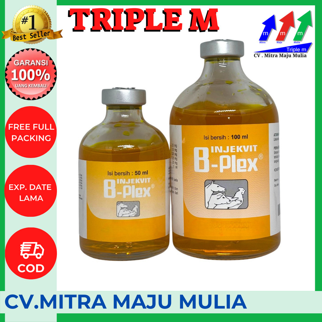 VITAMIN B KOMPLEK 50 ml B KOMPLEK 100 ml MEDION Meningkatkan Produktifitas dan Sistem Kekebalan Tubu
