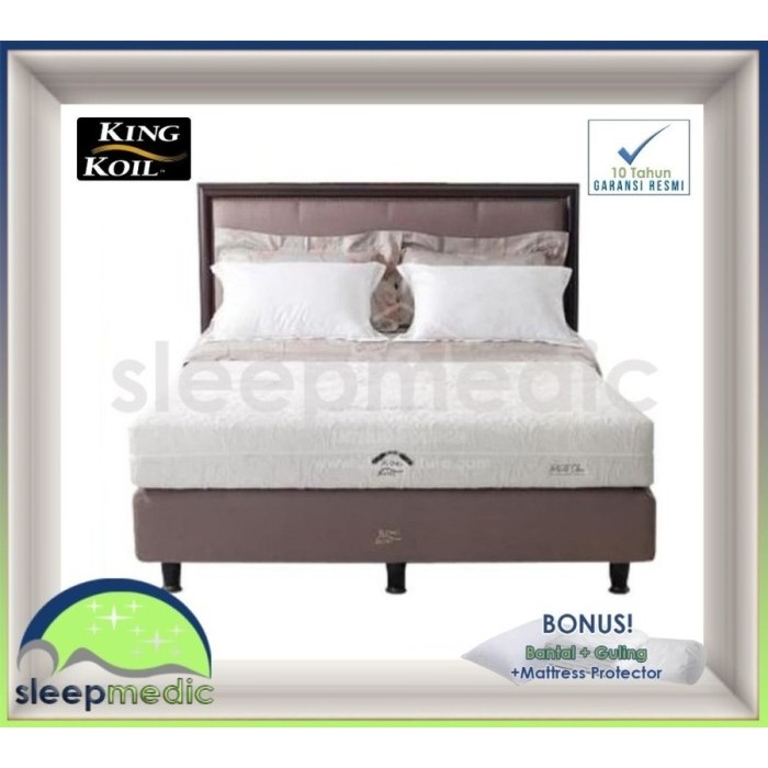 KING KOIL Full LATEX VISCOUNTESS ( KASUR / SET ) 160 180 200 100 120 - Hanya KASUR, 200x200