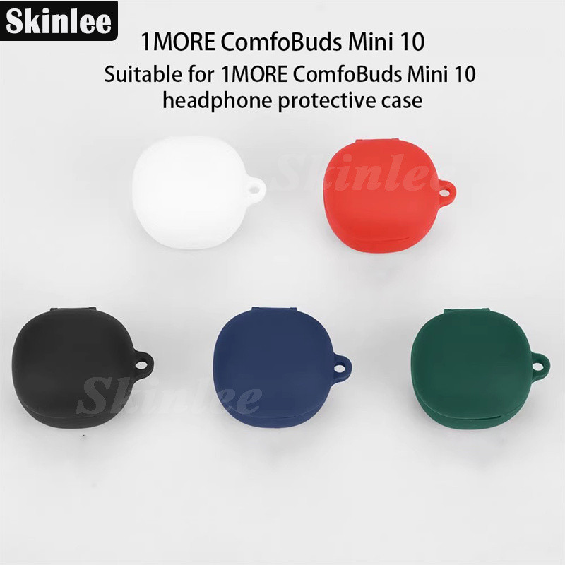 Untuk 1MORE ComfoBuds Mini 10 Penutup Kotak Kotak Earphone Bluetooth Casing Silikon Lembut untuk 1MO