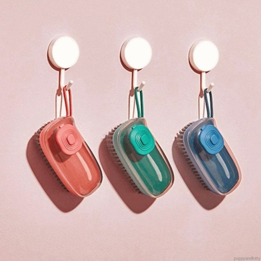 Sikat Serbaguna | Sikat Cuci Baju | Sikat Pakaian Isi Sabun | Sikat Dispenser Sabun Otomatis