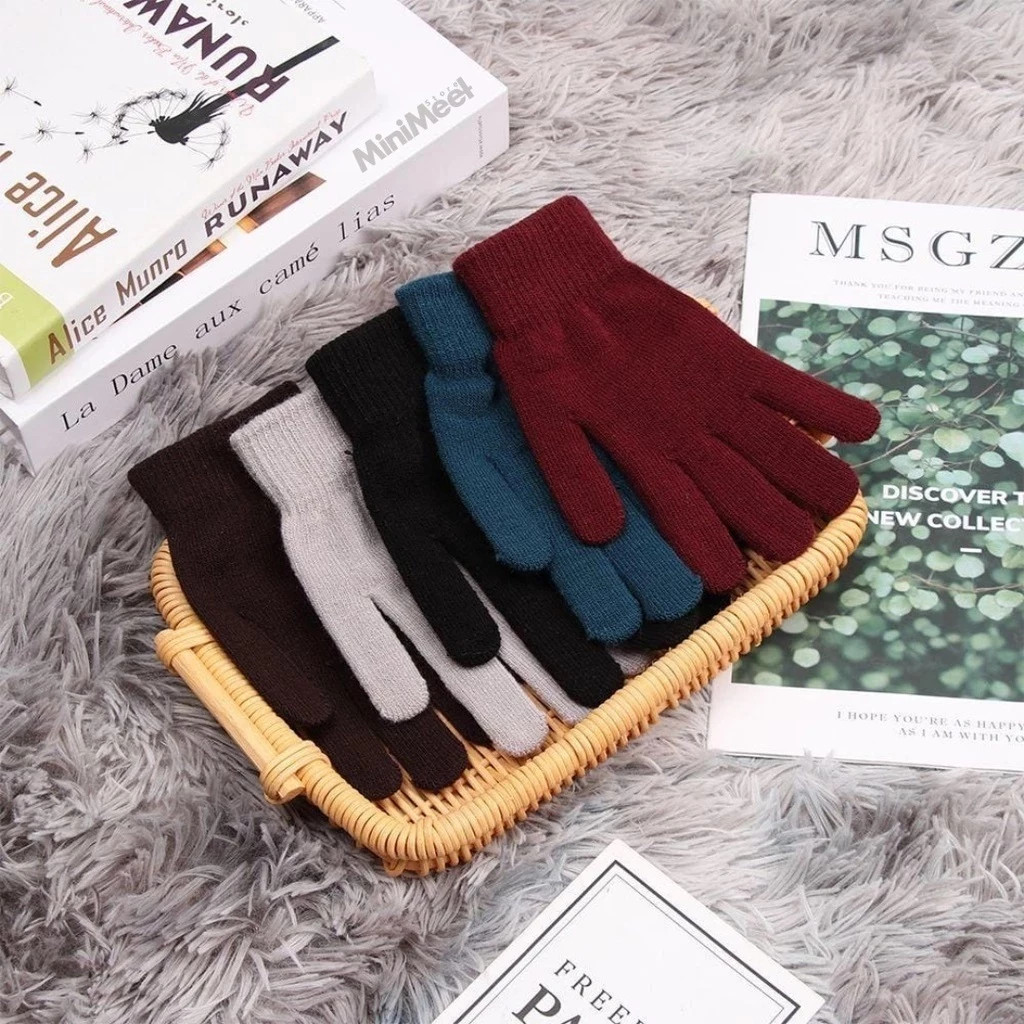 Sarung Tangan Polos Bahan Untuk Pria Wanita Dewasa / Sarung Tangan Motor