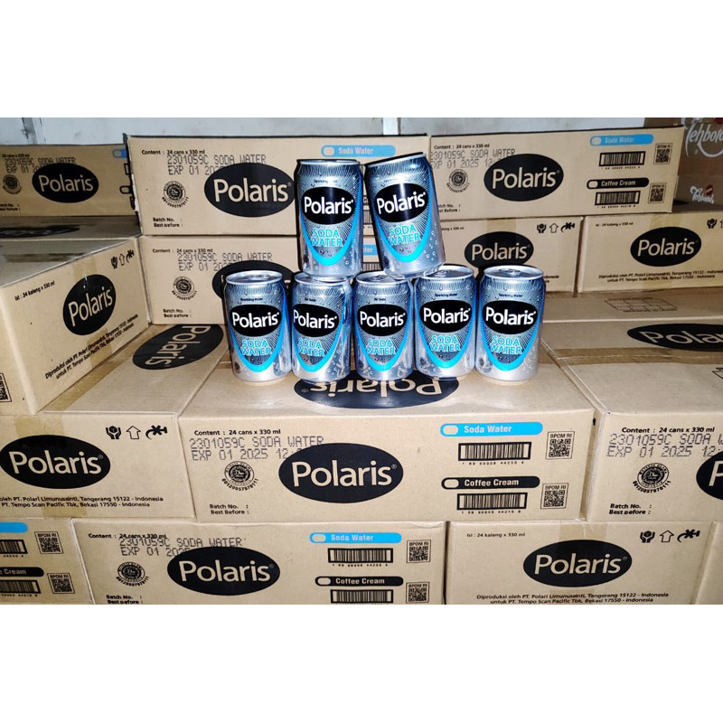 

POLARIS SODA WATER KALENG 330 ML