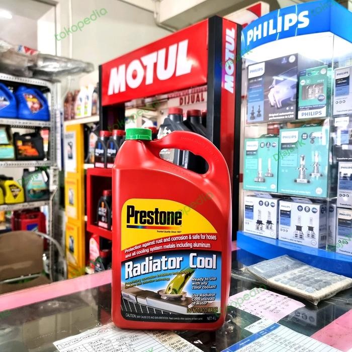 Prestone air radiator coolant 4 liter - Merah