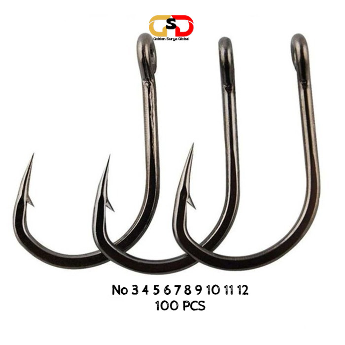 GSG Kail Pancing Ikan No 3 4 5 6 7 8 9 10 11 12 isi 100 PCS