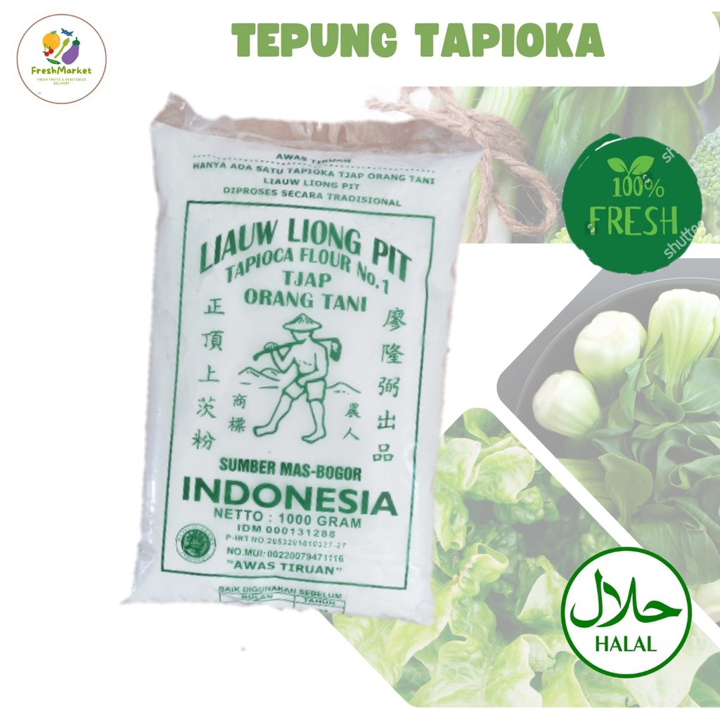 

Tepung Tapioka Sagu Tani Liauw Liong Pit Asli 1 Kg Sayurinstant