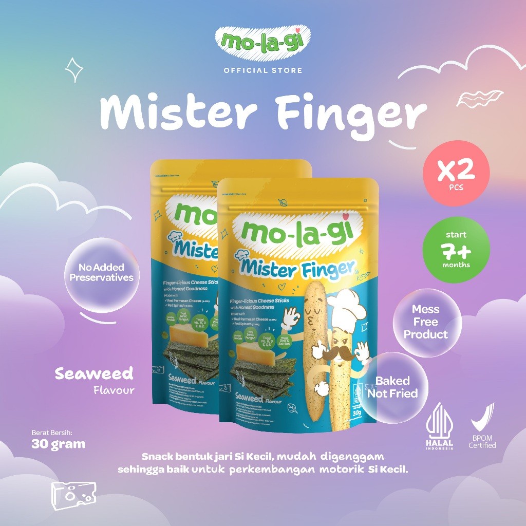 

Molagi Mister Finger Seaweed - Double Bundle