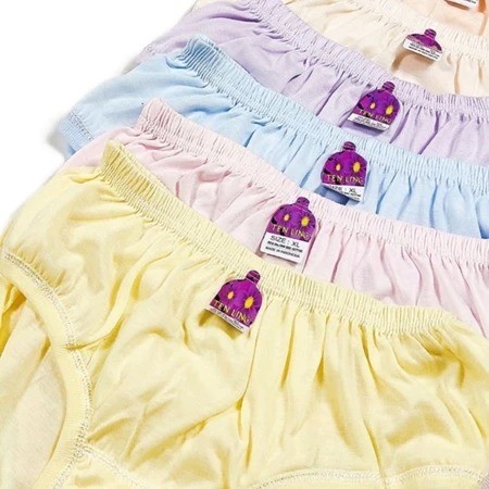 Celana Dalam Wanita Jumbo Big Size 6pcs/12pcs CD BUMIL Dewasa 3XL XXL XL L CD Elastis Melar Katun