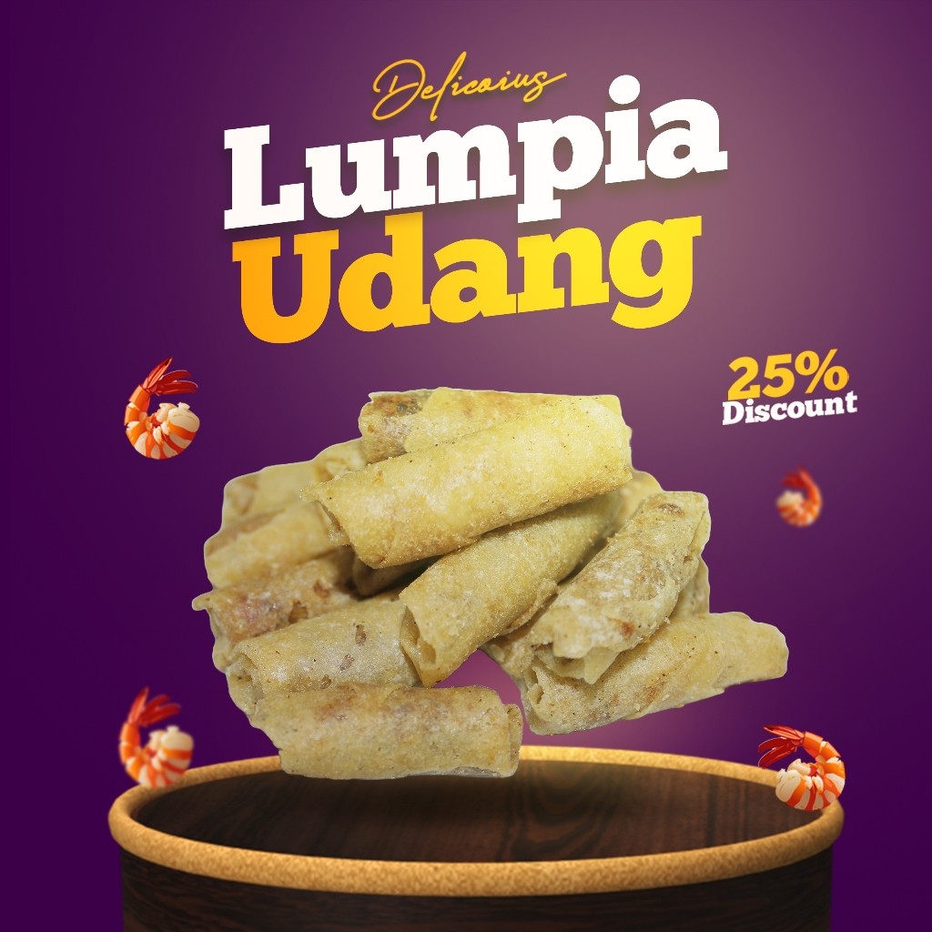

Sumpia Udang Kering Isi Udang Asli Snack Tradisional Renyah Gurih 250gr-1kg