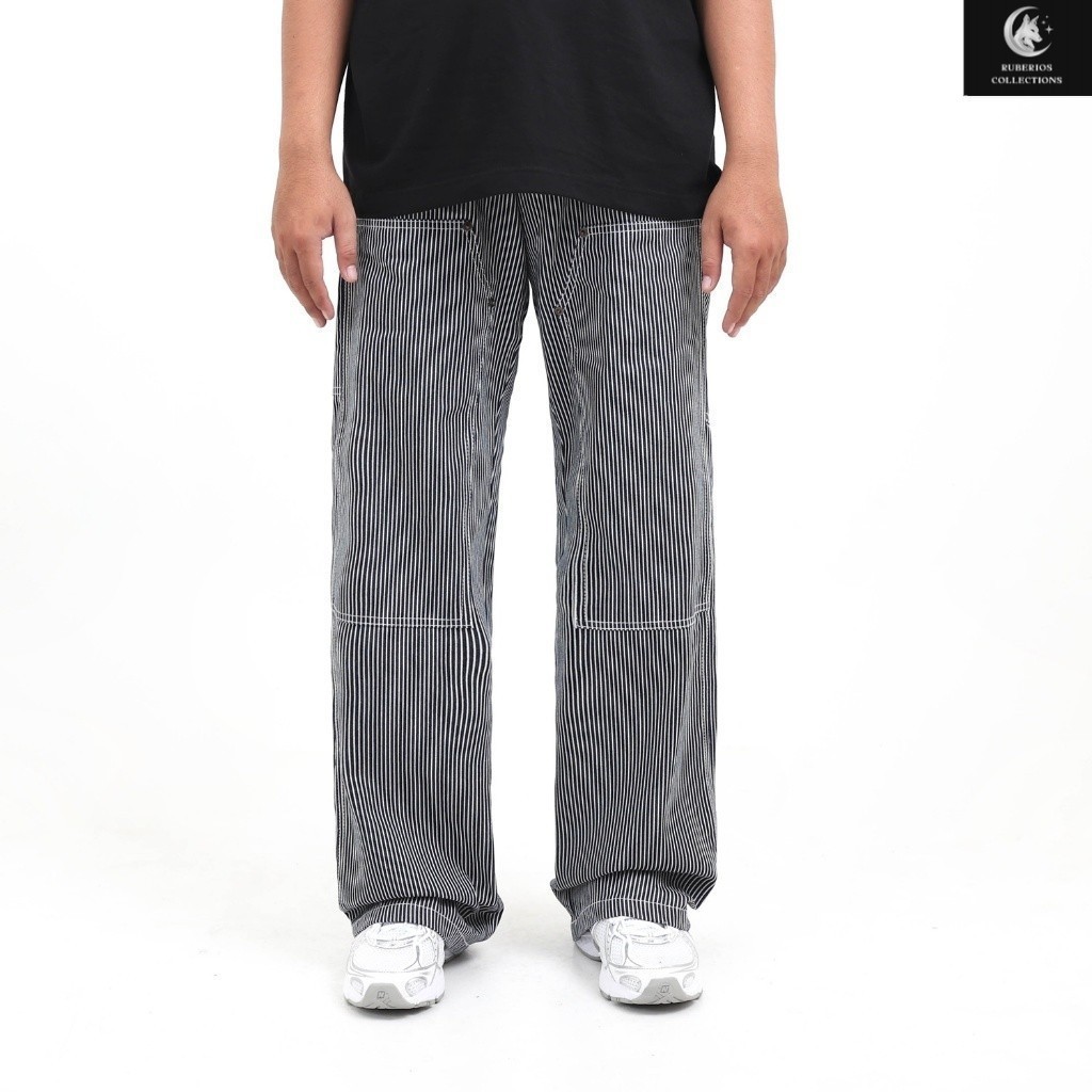 TIMEBOMB - CARPENTER PANTS - Celana Carpenter Reguler | Carpenter HICKORY |  DELGO