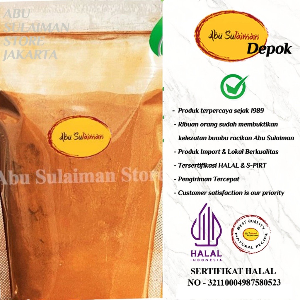 

KAYU MANIS BUBUK 500 GR / CINNAMON POWDER 500 GR ABU SULAIMAN
