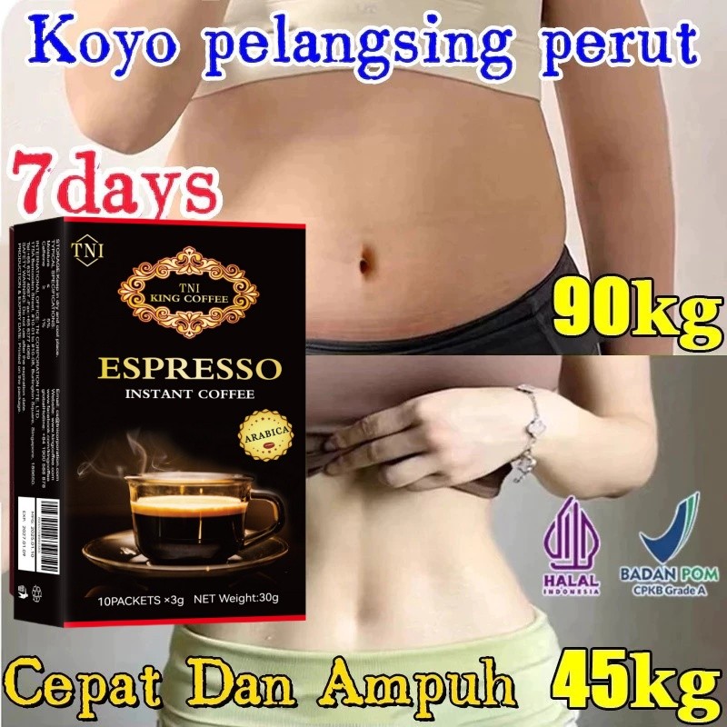 

【3g x 10pcs=1 Kotak】Kopi Penurun Berat Badan L-Carnitine Kehilangan Lemak Diet Kopi Hitam Pelangsing _ Meningkatkan Metabolisme _ Membakar Lemak _ Detoksifikasi
