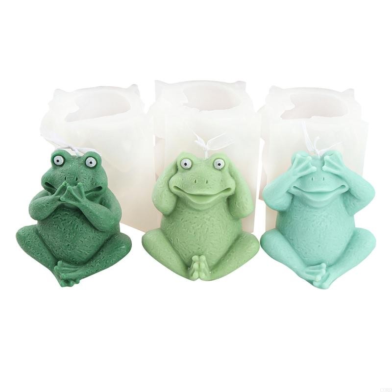 

CORD for Frog Silicone Mold for Handmade Desktop Decoration Gypsum Epoxy Resin Aroma Mould for Home Decoration