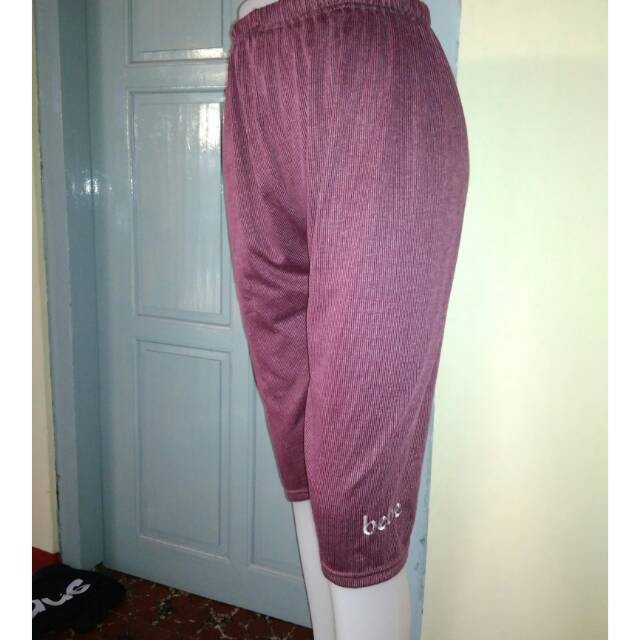 Okegzn - Legging Bebe Babat dan Bebe Polos 7/8 Wanita