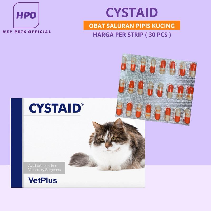 Cystaid Plus CystaidPlus Kapsul Obat Gangguan Saluran Kencing Kucing - 30pcs