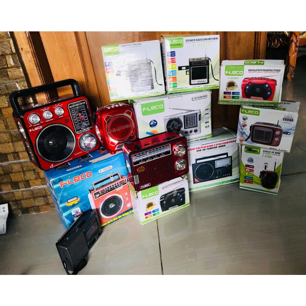 CUCI GUDANG RADIO JADUL UK MEDIUM/JUMBO/KECIL KONDISI BARU