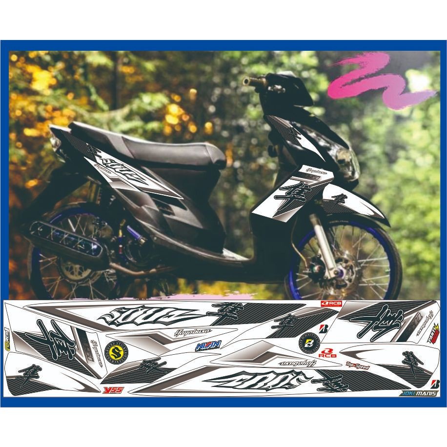 POLET TEMPELAN STRIPING THAILOOK MIO SOUL OLD STICKER ALL MIO SOUL KARBU STRIPING VARIASI THAILOOK S