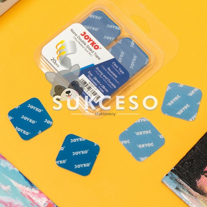 

Joyko Perekat Nano Double Side Tape NDST-7 / Perekat 2 Sisi Bening