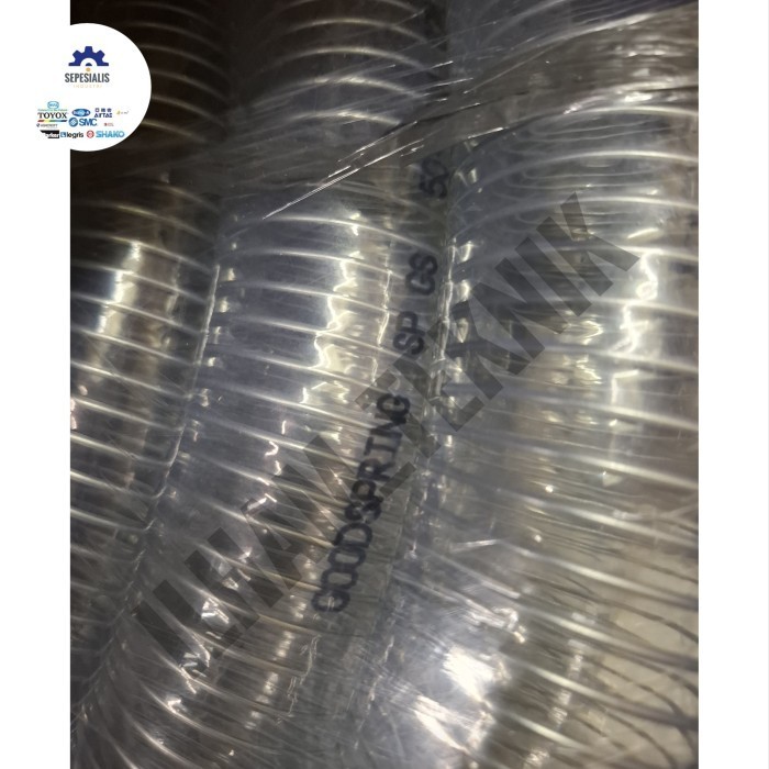 selang spring uk.2 1/2" good spring selang bening kawat